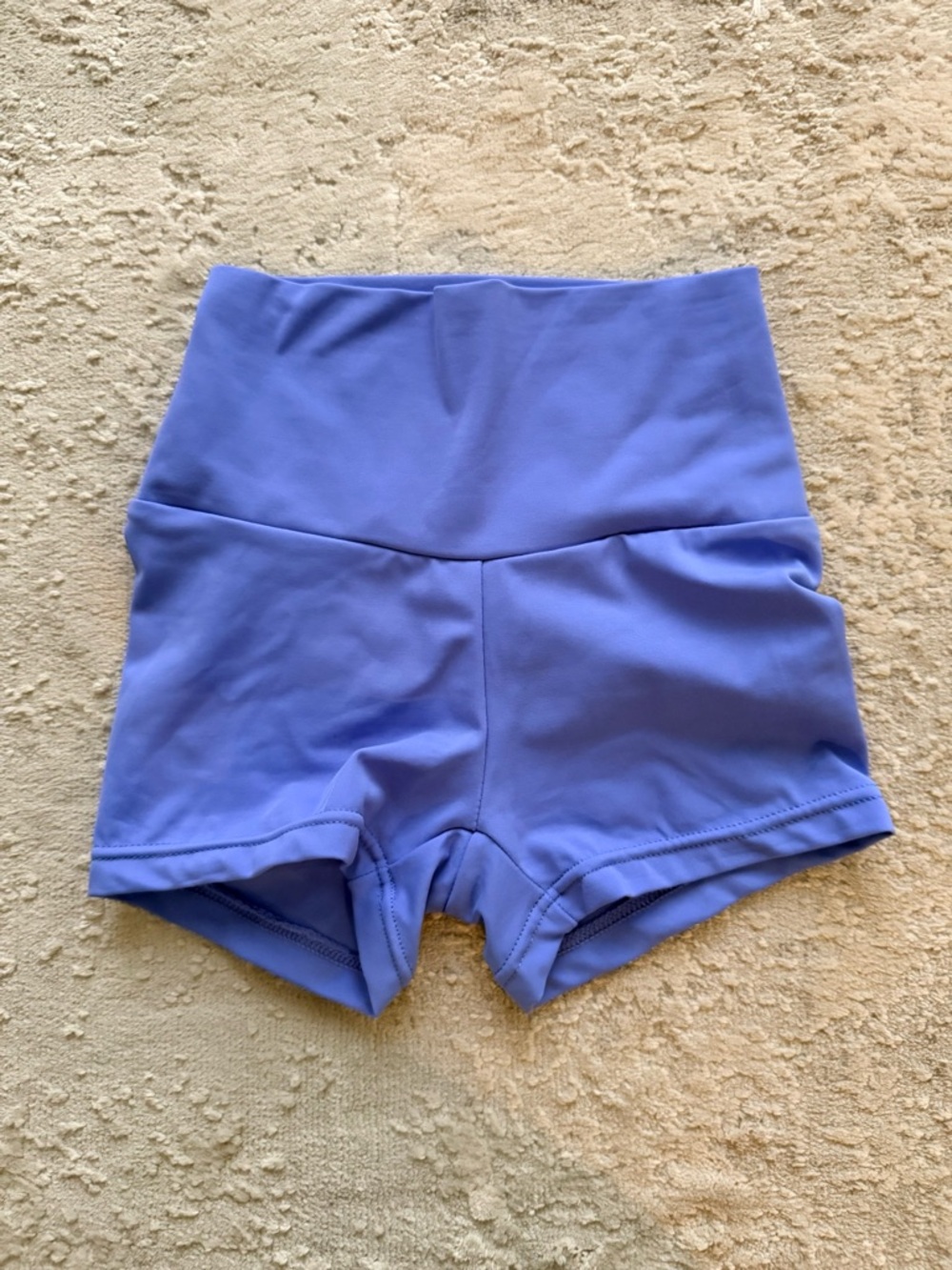 balera Lavender High-Waist Active Shorts